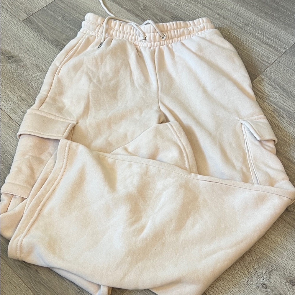 Cream Sweatpants